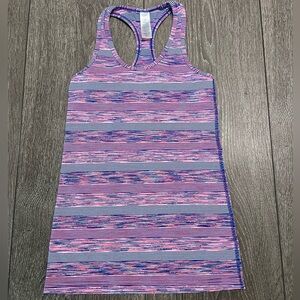 Ivivva KeepUrCool Striped Racerback Tank - Size 10